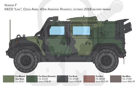 Italeri 6766 VTLM Lince 1:35 model pojazdu