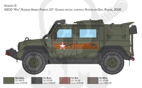 Italeri 6766 VTLM Lince 1:35 model pojazdu