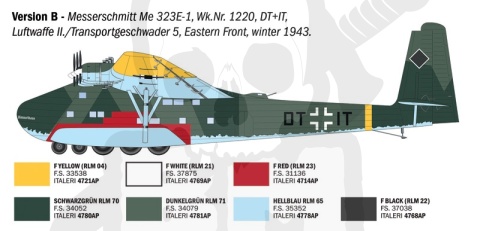 Italeri 90104 Messerschmitt Me 323 Gigant 1:72 model samolotu