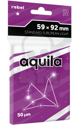Koszulki Rebel Aquila Light na karty 59x92 mm Standard European Light 100 szt.