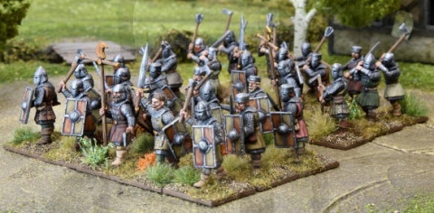 Human Heavy Infantry - 5 żołnierzy, ciężka piechota (1 wypraska)