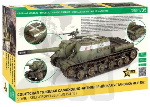 Soviet Self-Propelled Gun ISU-152 1:35 Rosyjskie działo samobieżne Zwierboj
