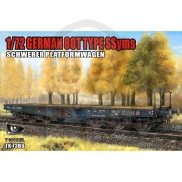 T-Model TK7306 German 80T Type SSyms Schwerer Plattformwagen 1:72