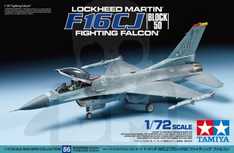 Tamiya 60786 Locheed Martin F-16CJ Block 50 Fighting Falcon 1:72