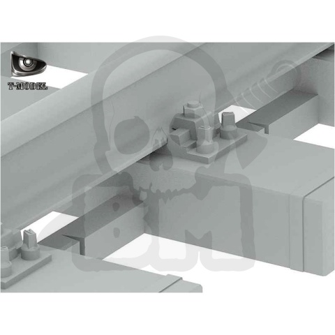 T-Model TK3505 360 mm European Gauge Straight Rail and Curved Rail 1:35