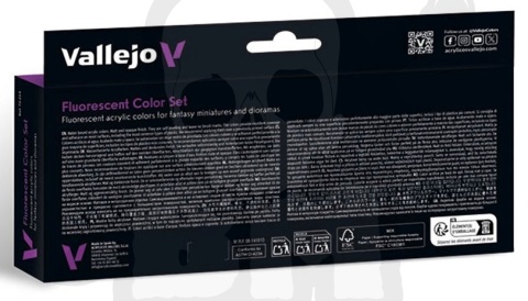Vallejo 72214 Zestaw Game Color Fluorescent 8 farb