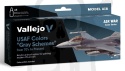 Vallejo 71156 Zestaw Model Air War USAF Colors Gray Schemes 70's to present