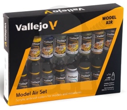 Vallejo 71192 Zestaw 16 farb Model Air Bulding Set