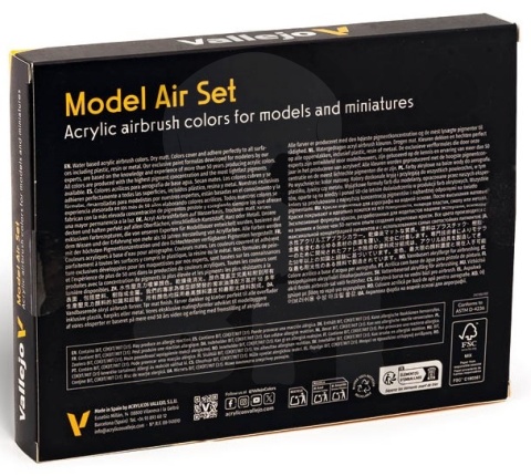 Vallejo 71194 Zestaw 16 farb Model Air Weathering Set