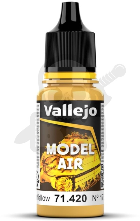 Vallejo 71420 Model Air 18ml N17 Earth Yellow