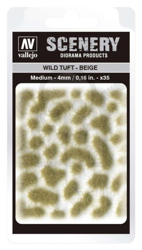 Vallejo SC408 Wild Tuft - Beige 5mm