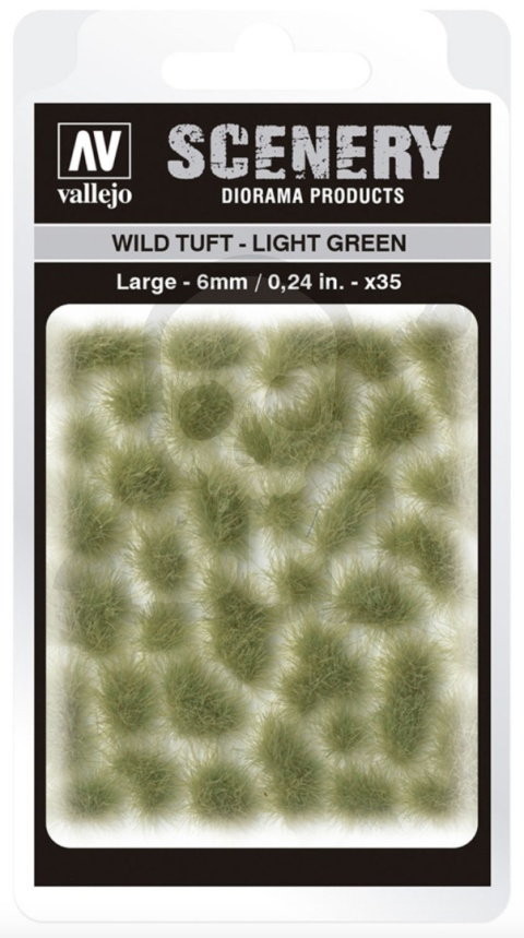 Vallejo SC417 Wild Tuft - Light Green 6mm