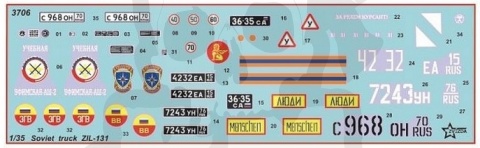 Zvezda 3706 1:35 Soviet Truck Zil-131