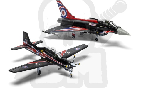 Airfix 40003 Eurofighter Typhoon FGR.4 Blackjack & Shorts Tucano T.1 1:72