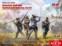 American Civil War Confederate Infantry Set #2 4 figures 1:35 PRZECENA