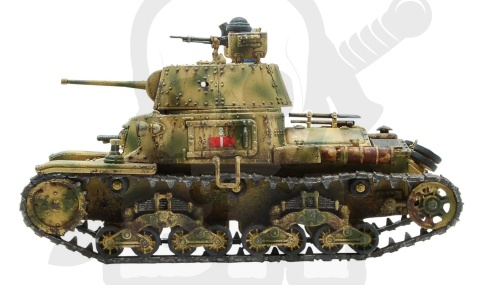 BOLT ACTION Carro Armato M13/40 M14/41 Semovente 75/18 - model pojazdu