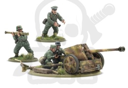 BOLT ACTION German Pak 40 Anti-Tank Gun - niemiecka armata ppanc z obsługą