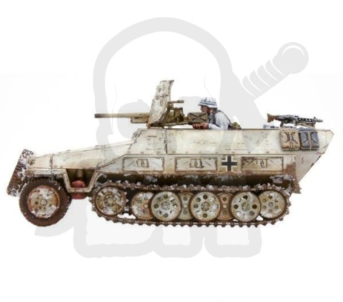 BOLT ACTION Sd.Kfz 251/10 ausf D 37mm Pak 36 niemiecki transporter wsparcia