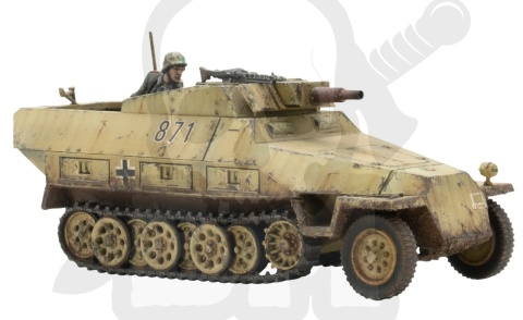 BOLT ACTION Sd.Kfz 251/9 Ausf D (Stummel) niemiecki transporter wsparcia