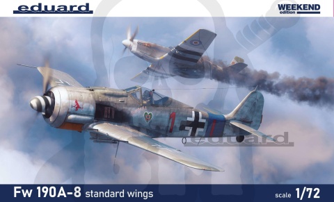 Eduard 7463 Fw 190A-8 standard wings Weekend edition 1:72 model samolotu