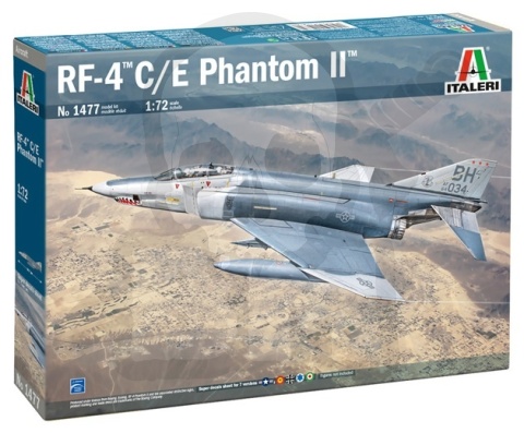 Italeri 1477 RF-4 C/E Phantom II 1:72 model samolootu