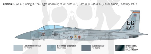 Italeri 92763 F-15C Eagle 1:48 - model samolotu