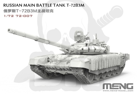Meng 72007 Russian Main Battle Tank T-72B3M 1:72 model czołgu