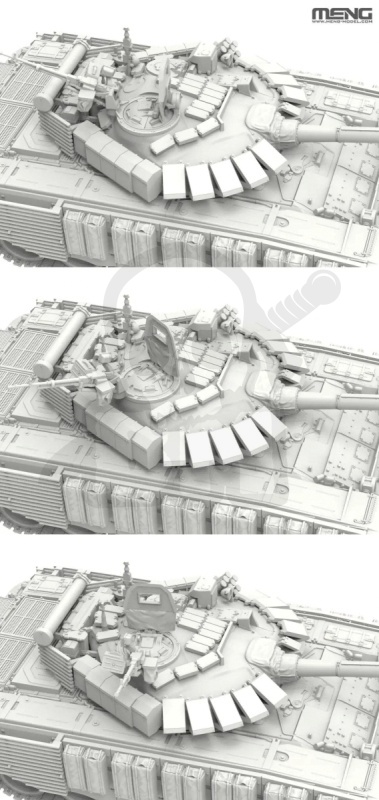 Meng 72007 Russian Main Battle Tank T-72B3M 1:72 model czołgu