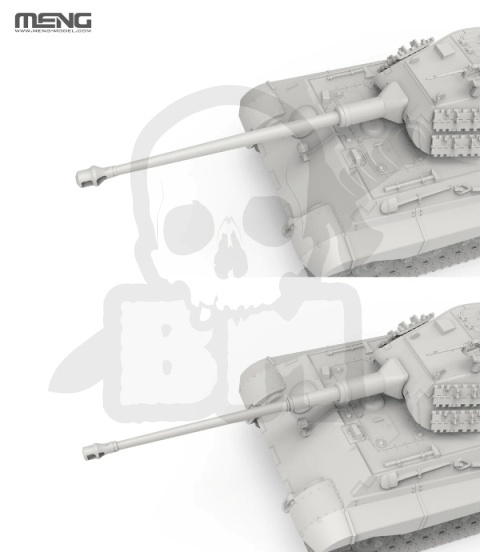 Meng 72010 German Heavy Tank Sd.Kfz.182 King Tiger (Porsche Turret) 1:72 model czołgu