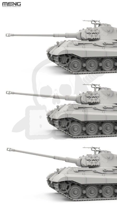Meng 72010 German Heavy Tank Sd.Kfz.182 King Tiger (Porsche Turret) 1:72 model czołgu