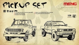 Meng VS007 Pickup Set 1:35 zestaw modeli dwóch samochodów
