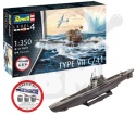 Revell 75154 Starter Kit 1:350 German Submarine Type VII C/41