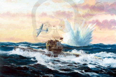 Revell 75154 Starter Kit 1:350 German Submarine Type VII C/41