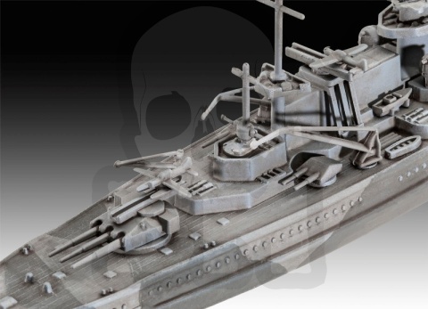 Revell 75181 Starter Kit 1:1200 Niemiecki pancernik Gneisenau