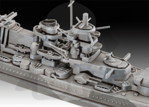 Revell 75181 Starter Kit 1:1200 Niemiecki pancernik Gneisenau