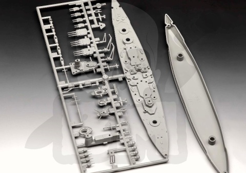 Revell 75181 Starter Kit 1:1200 Niemiecki pancernik Gneisenau