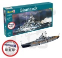 Revell 75802 Starter Kit 1:1200 Niemiecki pancernik Bismarck