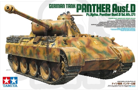 Tamiya 35345 German Tankl Pz.Kpfw. Panther Ausf. D 1:35 - model czołgu