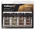 Vallejo 73188 Pigment FX Set Soil And Nature (4 x 35 ml) zestaw pigmentów