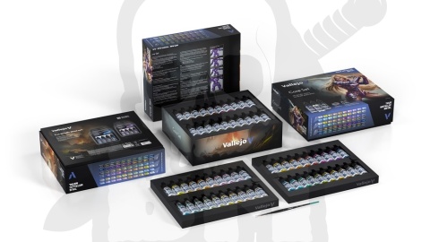 Vallejo 77273 True Metallic Metal - Core Set 60 farb 1 pędzelek