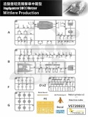 Vespid 720023 Jagdpanzer 38(t) Hetzer - Mid Production  Metal barrel + 3D Printed Parts + Metal Tow Cable