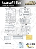 Vespid Models 720005 Flakpanzer VIII Maus German Super Heavy AA Tank 1:72