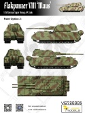 Vespid Models 720005 Flakpanzer VIII Maus German Super Heavy AA Tank 1:72