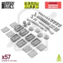 3D Printed Set Armory WWII American Grenades 1:35 amerykańskie miny granaty