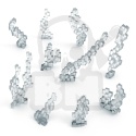 3D Printed Set Special Transparent Pixel Effect efekty dla modeli i dioram