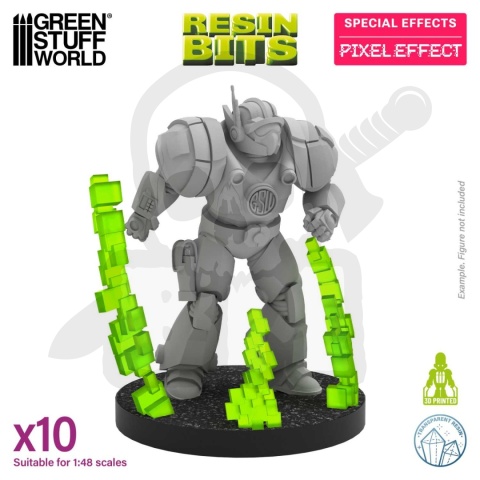 3D Printed Set Special Transparent Pixel Effect efekty dla modeli i dioram