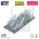 3D Printed Set Special Transparent Pixel Effect efekty dla modeli i dioram