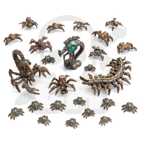 3D printed set - Swarm of Cybernetic Arachnids 1:48 cybernetyczne pajęczaki