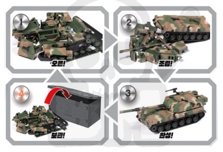 Academy 15403 4D Kit K9A1 Self-Propelled Howitzer zestaw do złożenia