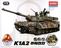 Academy 15404 4D Kit K1A2 Main Battle Tank zestaw do złożenia